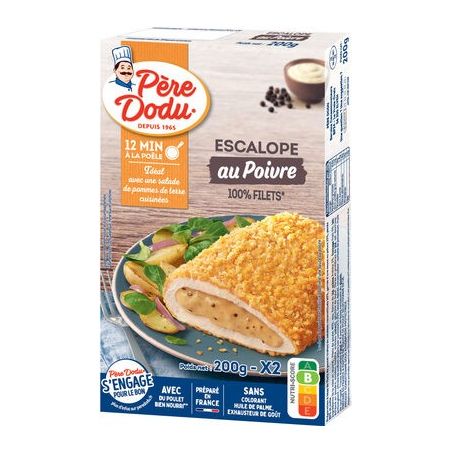 Père Dodu Pdo Escal.Plt Pane Poivre 200G