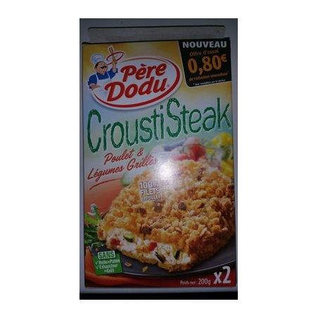 Père Dodu Crousti Steak Legum Grill 200G