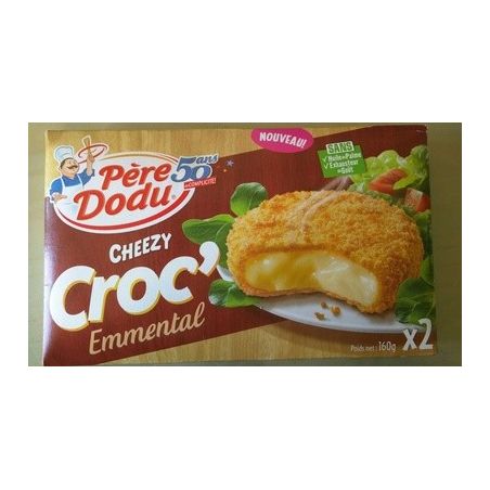 Père Dodu 160G Cheezy Croc Emmental