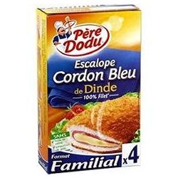 Père Dodu 400G Escalope De Dinde Cordon Bleu Familial