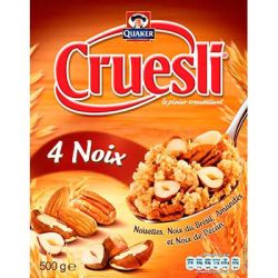 Quaker 500G Cruesli 4 Noix