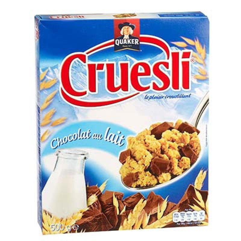 Quaker Cruesli Chocolat Au Lait 500G