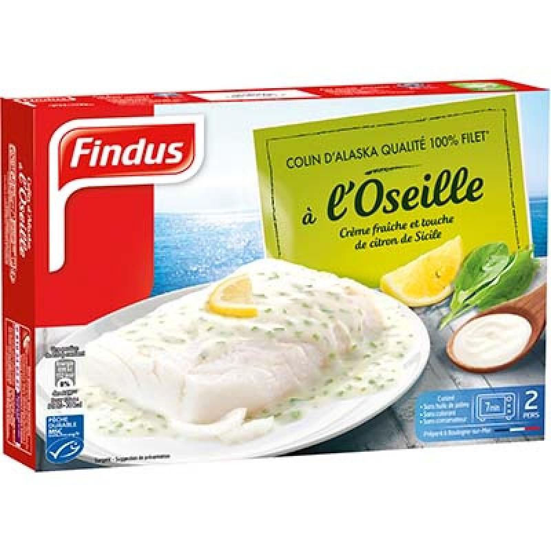 Findus Filet De Colin D Alaska À L Oseille 400G