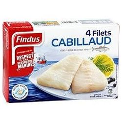 Findus Find.Filet Cabillaudx4 Msc400G