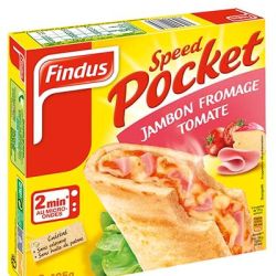 Findus 250Gspeed Pocket Jambon Fromage