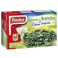 Findus 700G Epinards Branche Creme