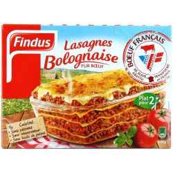 Findus 600G Lasagnes Bolognaise Vbf