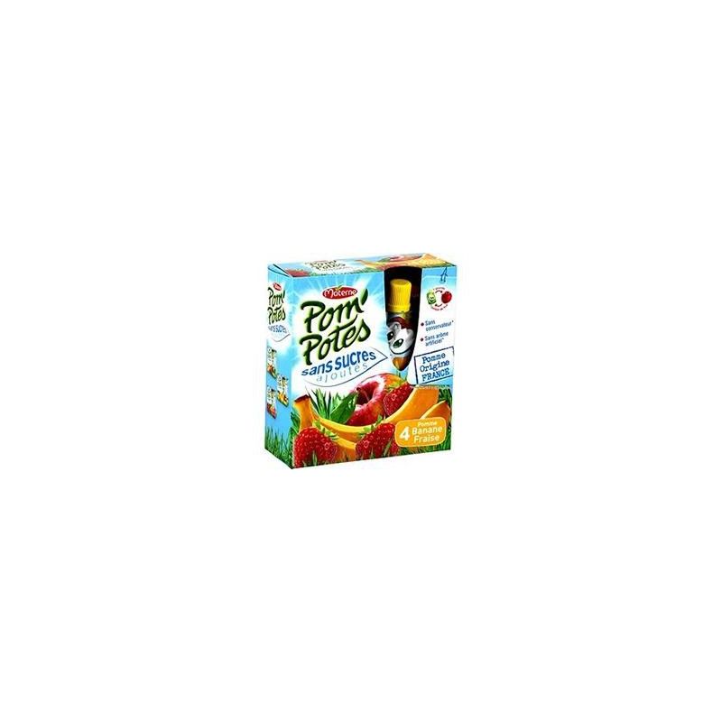 Materne Pom`Potes Ssa Pomme Banane Fraise 4X90G