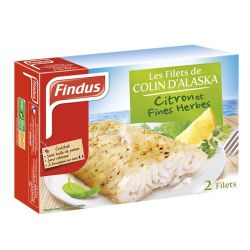 Findus 130G 2 Filet De Colin Citron/Herbes