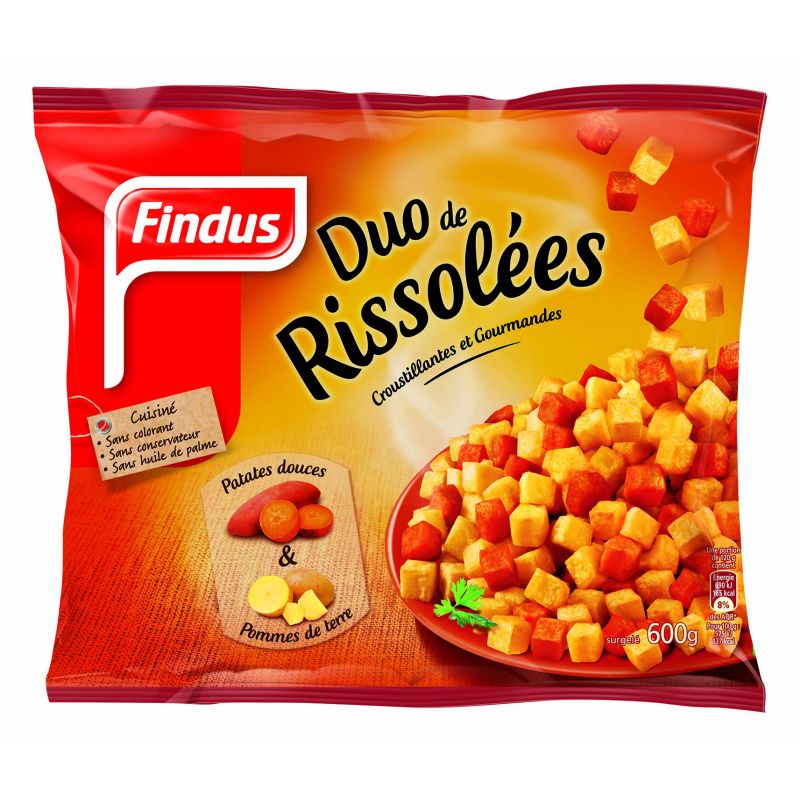 Findus 600G Pommes De Terre Duo Rissolees