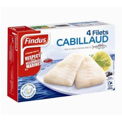 Findus 400G 4 Filets Cabillaud Gp
