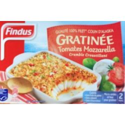Findus 350G Gratinee Tomate Mozza 10X