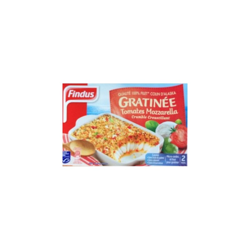 Findus 350G Gratinee Tomate Mozza 10X