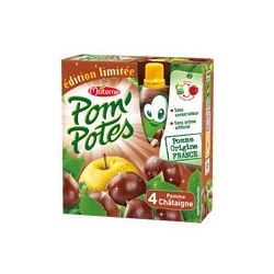 Materne Pack 4X90G Pom Potes Pomme Chataigne