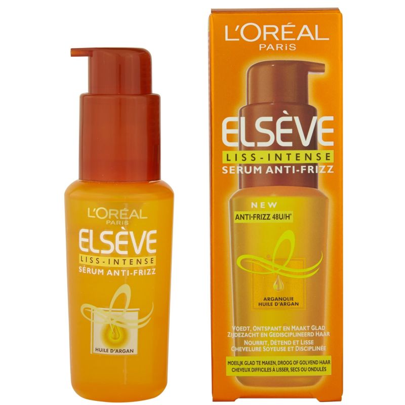 L'Oreal L Oreal -Serum Anti Frizz 48H Liss Intense A Huile D Argan 50 Ml