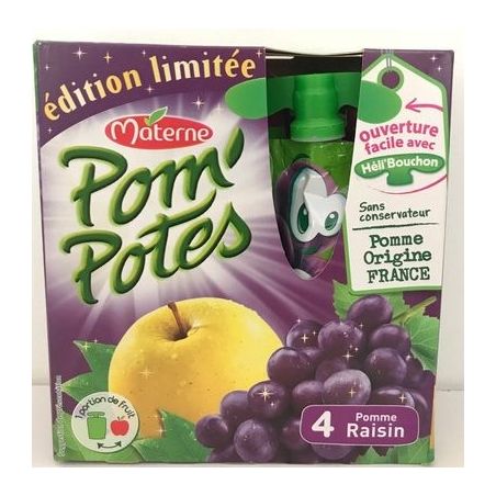 Materne 4X90G Ppotes Pom Raisin