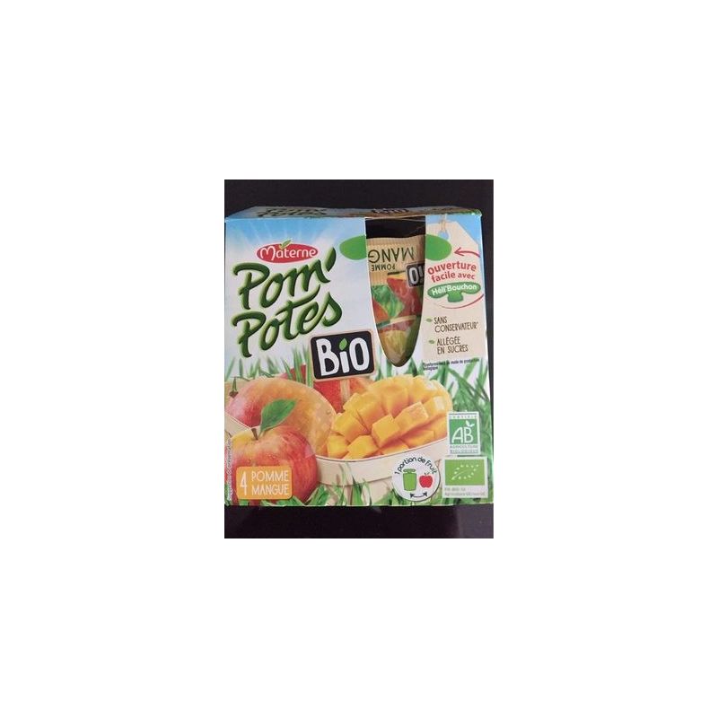 Materne Pom Pote Bio Pom. Mangue 4X90G
