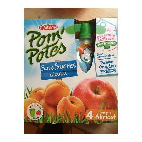 Materne Pompotes Ssa Pom Abricot 4X90G