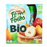 Pom'Potes Compotes Pomme & Poire Bio Sans Sucres Ajoutés : Les 4 Gourdes De 90G