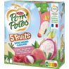 Pom'Potes Pp Ssa 5 Fruits Roses 4X90G