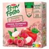 Pom'Potes Recette Bangkok Pomme Framboise Litchi Bio Sans Sucres Ajoutés : Les 4 Gourdes De 90G