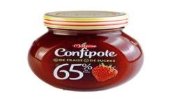 Confipote Confiture Fraise Allégée En Sucres : Le Pot De 350 G