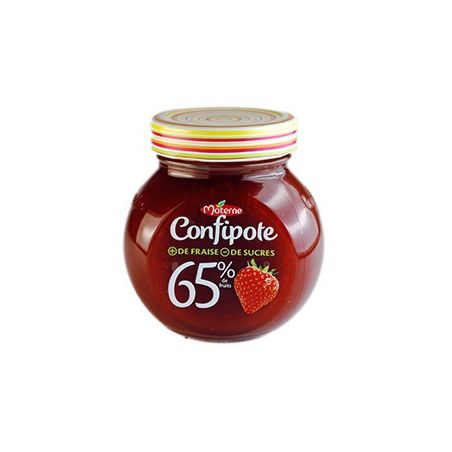 Confipote Confiture Fraise Allégée En Sucres : Le Pot De 350 G