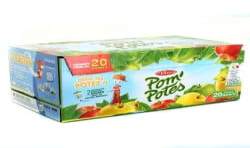 Pom'Potes Gourdes Pomme Nature Sans Conservateur : Les 20 De 90 G