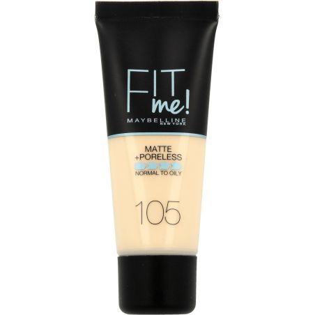 Gemey Maybelline Fit Me Foundation 105 Natural Ivory Tube 30Ml