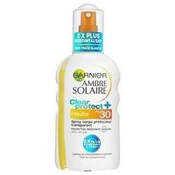 Ambre Solaire Spray Clear Protect 200Ml Fps 30