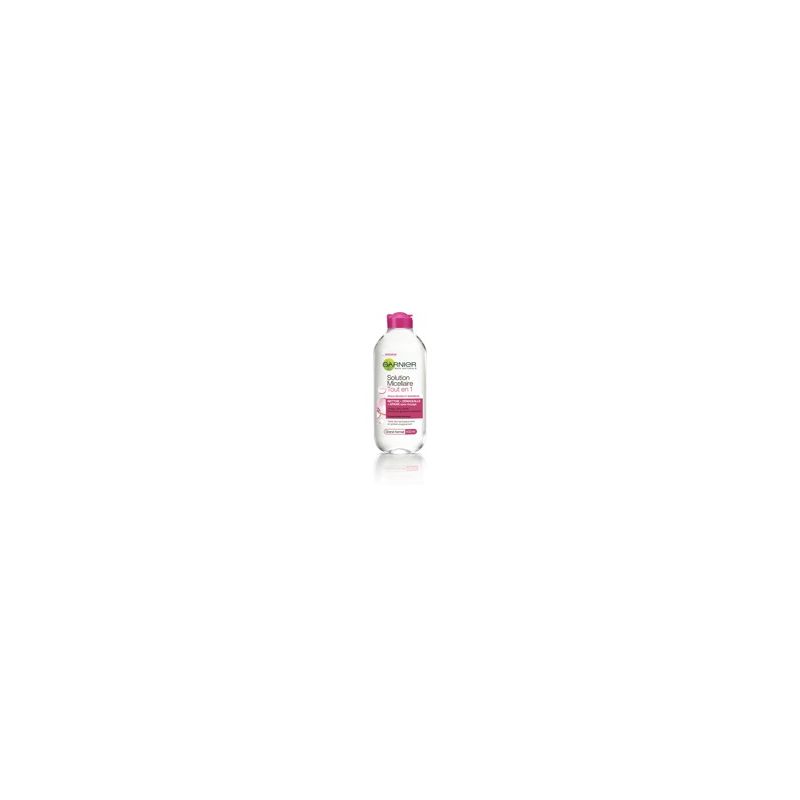 Garnier Skin Active Solution Micellaire Tout En 1 Peaux Sèches Et Sensibles Grand Format : Le Flacon De 400Ml