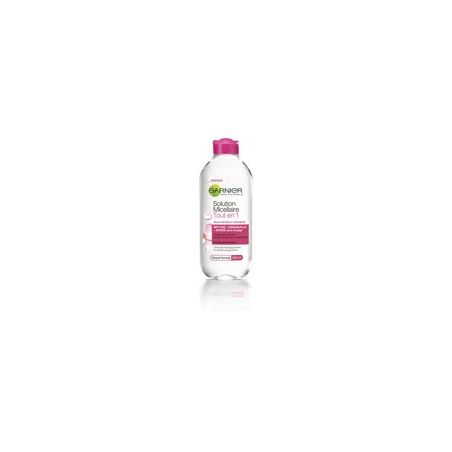 Garnier Skin Active Solution Micellaire Tout En 1 Peaux Sèches Et Sensibles Grand Format : Le Flacon De 400Ml