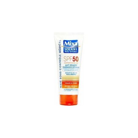 Mixa Lait Solaire Tolérance Optimale Spf 50 : Le Tube De 200Ml