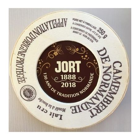 Jort Fe/Camembert Lait Cru 250Gr