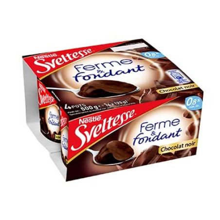 Nestle Svelt.F.&Fdt Choc.Noir 4X125G