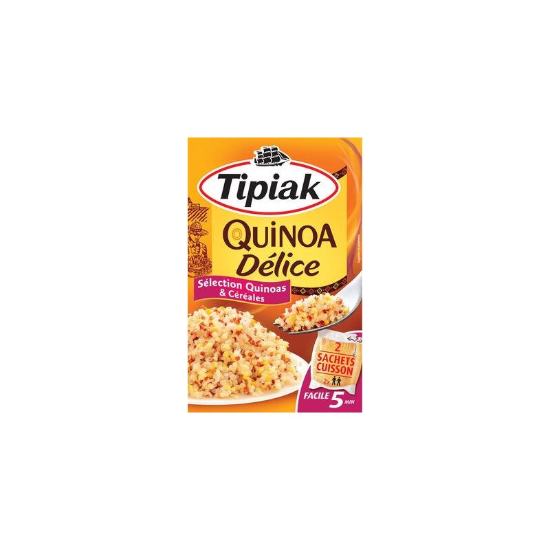 Tipiak Quinoa Del.Sht5' 2X120G