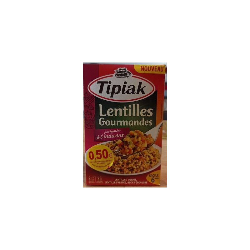 Tipiak Lentille Indienne2X210G