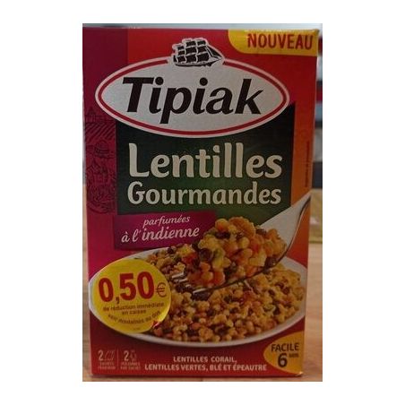 Tipiak Lentille Indienne2X210G