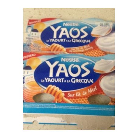 Nestle Yaos Sur Lit De Miel 4X125G