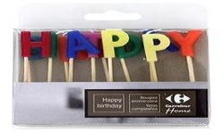 Carrefour Bougie Happy Birthday Home