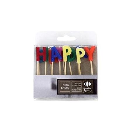 Carrefour Bougie Happy Birthday Home