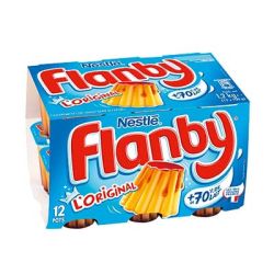 Flanby 12X100G Flan Vanille Caramel
