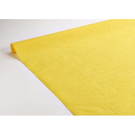 Carrefour Home Nappe Damassee Jaune 20M