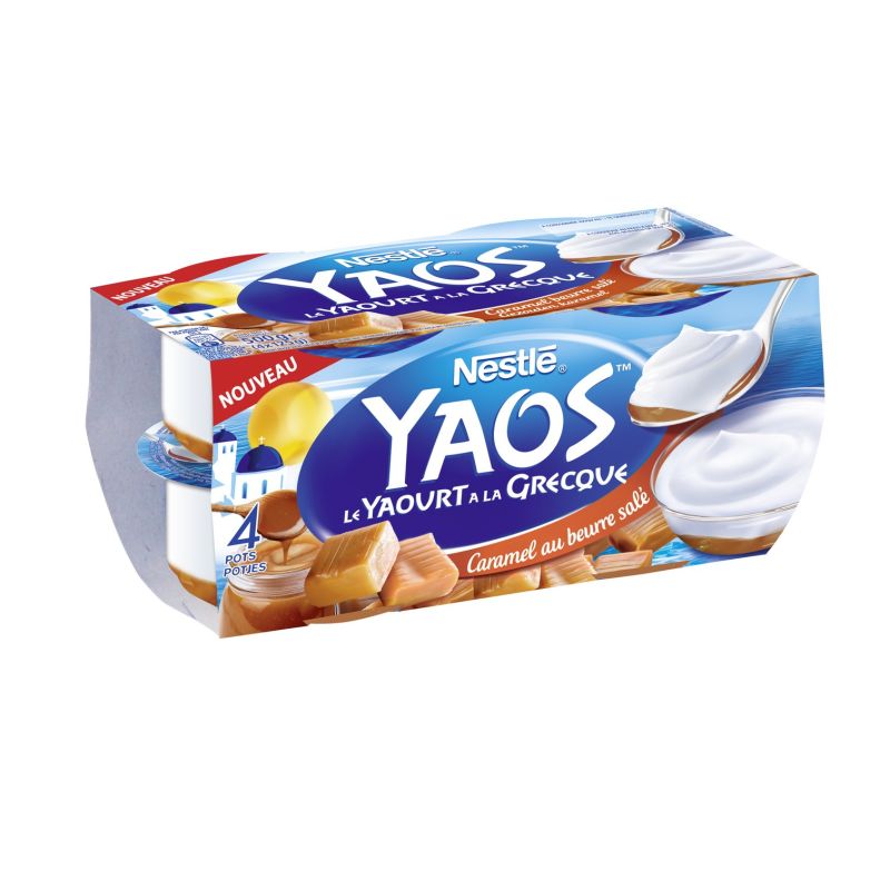 Nestle Yaos Yt Grecq. S/Caramel4X125G