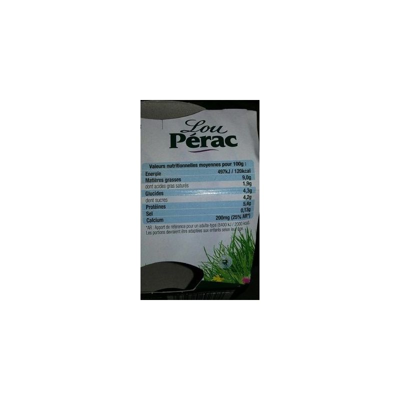 Lou Perac L.Per.Yt Onct.Brebis Nat4X125G