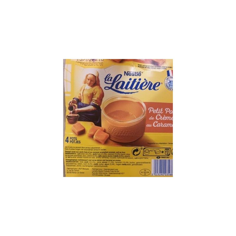 La Laitiere 4X100G Crème Caramel