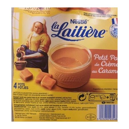 La Laitiere 4X100G Crème Caramel