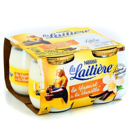 La Laitiere 4X125G Yaourt Vanille