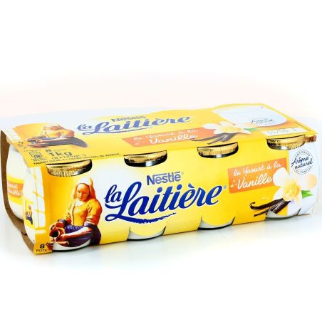 La Laitiere 8X125G Yaourt Vanille