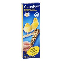 Carrefour Baguette Canari Miel X2 Oiseaux Crf